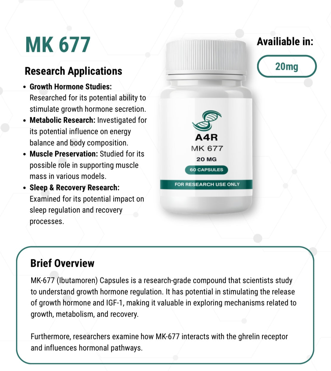 MK 677 Capsules